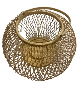 Pantalla de Lámpara Redonda de Bambú Tejido Ecológica - Decoración Sostenible para Hogares, Restaurantes, Hoteles y Resorts - Product Image 3