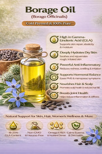 Huile de Bourrache Pure et Naturelle, Huile de Graines de Bourrache Anti-Âge pour Soins de la Peau, des Cheveux et du Visage, Usage Cosmétique, Approvisionnement en Gros, Qualité Export - Product Image 2