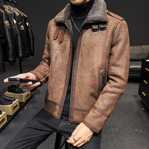 Women’s Faux <b>Fur</b> <b>Lined</b> Leather <b>Jacket</b> – Stylish Winter Biker Coat - Product Image 1