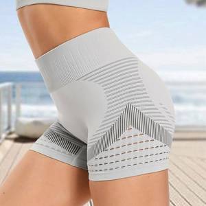 Shorts de sport et de yoga respirants en coton pour femmes - Taille élastique, style cargo, séchage rapide et écologiques pour la course, le basketball et la natation - Product Image 4