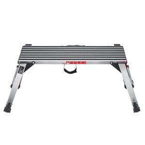 Sgabello-Scala in Alluminio per Cartongesso, Capacità di Carico 660 Libbre, Piattaforma di Lavoro Pieghevole Resistente con Piedi Antiscivolo, Banco da Lavoro - Product Image 1