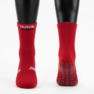 TAISON SPORTS <b>Men</b> Winter 150 GSM Premium <b>Wool</b>/Spandex Netball <b>Socks</b> Soft Ribbed Knit Breathable Quick Dry Stretch Custom - Product Image 1