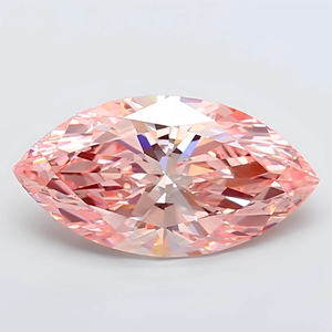 Marquise Cut Lab grown Diamond Fancy <b>Pink</b> Diamond Loose Stone for Jewelry Making - Product Image 1
