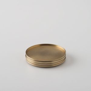 Premium Stainless Steel Metal Coasters Set for Dining Table Home Kitchen <b>Bar</b> Office Drink Protection - Product Image 3
