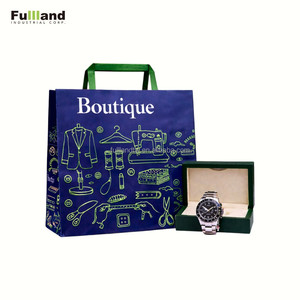 Paper <b>Bag</b> Flat Handle Luxury Gift Paper Shopping <b>Bag</b> Packaging Wholesale Paper <b>Bags</b> with Your Own logo for Clothing Business - Product Image 1