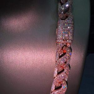 Collar de Cadena Tipo Tenis de Lujo en Plata de Ley 925 con Moissanita, Corte Brillante, Apariencia de Diamante VVS, Joyería Premium de Alta Gama, Regalo - Product Image 4