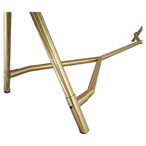 Présentoir de Luxe Pliable et Portable Chromé pour Vêtements – Portant Autoportant Robuste en Métal pour Présentation Commerciale Moderne - Product Image 4