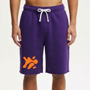 Pantalones Cortos Deportivos para Hombre, Más Vendidos, con Dobladillo sin Rematar, Hechos a Medida, 100% Algodón, Color Personalizado, Cómodos - Product Image 1