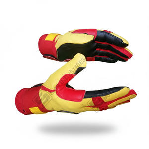 Guantes de Bateo de Cuero Profesionales SAAR INDUSTRIES, Cómodos, de Dedo Completo, Antideslizantes, Personalizados para Ambas Manos, para Béisbol, Venta al Por Mayor - Product Image 6