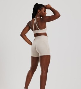 บราตาข่ายปักลูกปัดแบบกลับด้านได้ คอวีลึก พร้อมลายพิมพ์และลายเรียบ รองรับทรงได้ดี เหมาะสำหรับโยคะ - Product Image 5