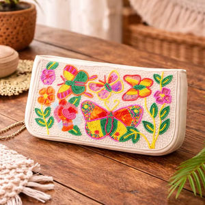 Bolsos de Hombro Hechos a Mano con Cuentas, Estilo Boho, Modernos, Profesionales, de Lujo, de Tela Natural, Ligeros y Ecológicos - Product Image 1