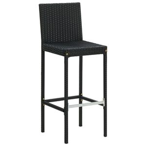 Set of 4 <b>Black</b> <b>Bar</b> <b>Stools</b> - Product Image 3