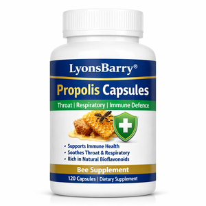 Capsules de Propolis pour la Gorge, la Respiration et la Défense Immunitaire, Complément Apicole, Fournisseur OEM Marque Privée - Product Image 2