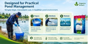 Bioclean Aqua Plus Probiotiques pour l'eau et le sol pour le traitement des étangs d'aquaculture Modèle 001 Origine Maharashtra - Product Image 5