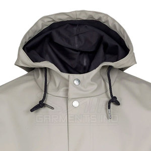 <b>Light</b> Weight Bulk Quantity Men <b>Rain</b> <b>Coat</b> Full Zipper Men <b>Rain</b> <b>Coat</b> Polyester Made Men <b>Rain</b> <b>Coat</b> - Product Image 3