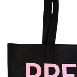 Bolsa de Compras de Lona Negra AKA Things Inside, Bolsa de Hombro Reutilizable de Gran Capacidad para Uso Diario, Regalo - Product Image 2