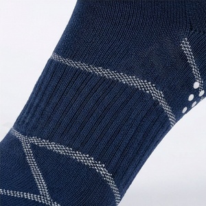 ML136 Non Slip Custom Embroidery <b>Socks</b> Ankle Sport Mens Grip Breathable Athletic <b>Running</b> Gym Durable Customized Color Pairs - Product Image 5