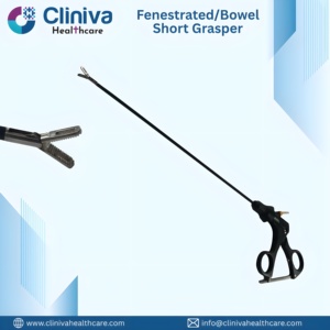 <b>Laparoscopic</b> Bowel-Fenestrated Short Grasper Manual <b>Laparoscopic</b> <b>Instruments</b> Surgical <b>Instrument</b> Set - Product Image 1