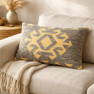 Removable Kilim Sofa <b>Pillow</b> Cover <b>Square</b> & Lumbar Custom Size Cotton Geometric Woven Design Kilim 20x20 Pillowsham - Product Image 2