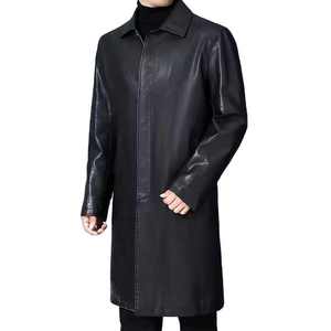 Chaqueta de Cuero Urbana - Abrigo de Estilo Ejecutivo con un Look Casual para la Moda Masculina - Product Image 1
