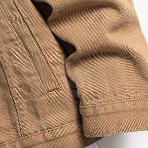 Veste en jean tendance pour homme avec doublure chaude, look streetwear urbain, idéale pour un style hivernal au quotidien - Product Image 6
