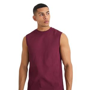 Wholesale Custom <b>Slim</b> Fit Top Selling Summer Casual Design Custom Logo Plain Comfortable Wear Men's Gym <b>Vest</b> Tank Top Breathable - Product Image 4