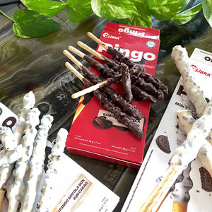 Palitos de Galleta de Chocolate con Leche Pingo con Trozos de Cacao, Bocadillo Crujiente, 32g - Product Image 3