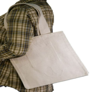 Sac fourre-tout mini bandoulière personnalisé en toile 100 % coton blanc avec fermeture éclair, pour femme, réutilisable, imprimé avec logo musical, perles et dessins animés, idéal comme cadeau - Product Image 4