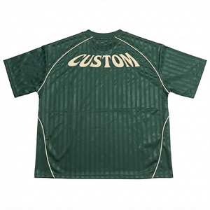 Camiseta de Fútbol Retro Personalizada Verde Vintage, Camiseta de Fútbol con Estampado por Sublimación, Ropa Deportiva de Manga Corta - Product Image 3