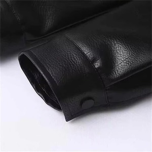 Premium <b>Womens</b> Bomber Leather <b>Jacket</b> With Custom Patches Ladies Cropped Leather <b>Jacket</b> Wholesale Supplier - Product Image 3