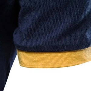 Nouveaux polos personnalisés pour hommes, 100% coton, motif uni, sublimation, manches courtes, polyester tricoté pour polo homme - Product Image 6