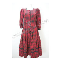 Costume de serveuse de bière pour femmes adultes, robe bavaroise Dirndl, tenue de performance pour Halloween, 100% coton allemand