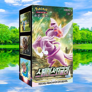 Boîte de boosters de jeu de cartes à collectionner Pokémon Space Juggler, cartes de personnages d'anime coréens, collection d'articles phares Pokémon - Product Image 1