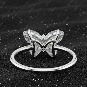 Diamante Sintético Cultivado en Laboratorio con Certificación IGI GIA, 3 Quilates, Forma de Mariposa, DEF VVS HPHT CVD, para Regalo - Product Image 2
