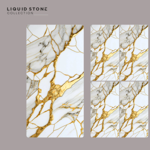 Azulejo de Porcelana Radiante con Acabado Brillante, Formato Grande 600x1200mm 60x120cm 24x48 Pulgadas, Superficie Impresionante para Conceptos de Interiores de Alta Gama - Product Image 1