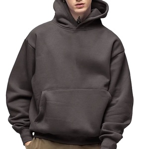 Sudadera con Capucha Extra Grande de Algodón Grueso Personalizada para Hombre, 500/400 g/m², Estilo Cuadrado, Lisa, para Invierno, Fabricante de Sudaderas Personalizadas 2026 - Product Image 1