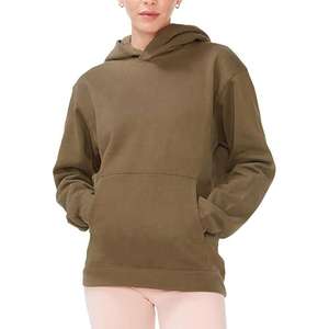 Professionally made Top Quality <b>Women's</b> Regular fit hoodie plain fabric Solid pattern stylish and comfortable <b>women's</b> hoodie - Product Image 4