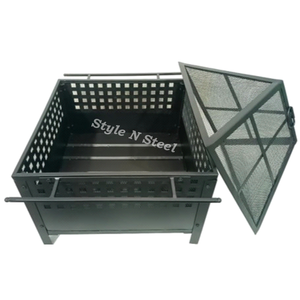 Brasero Clásico con Pintura Resistente al Calor, Diseño Independiente, para Leña/Carbón, para Exteriores y Barbacoa - Product Image 3