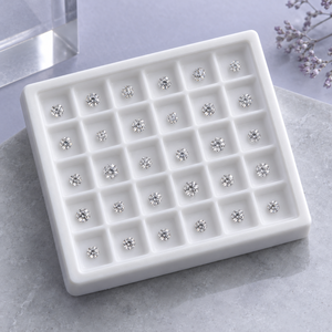 Diamants de laboratoire de qualité supérieure, non montés, 0,040-0,075 CT |   FG Color SI Clarity Round Brilliant 2.1-2.6 MM pour la fabrication de bijoux - Product Image 3