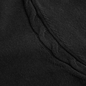 <b>Black</b> Autumn Simple Soft Touch Cotton Rich Crew Neck <b>Cardigan</b> Womens Long Sleeve Button Front Knitwear <b>Pockets</b> for Wholesale - Product Image 6