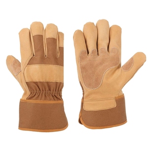 Guantes de Trabajo de Cuero Reforzado de Alta Calidad, Suaves y Cómodos, Resistentes a la Abrasión, para Jardinería y Hogar - Product Image 1