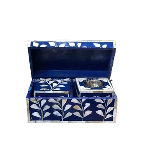 Caja Quemador de Incienso Ecológica de Sándalo con Incrustaciones de Madreperla, Quemador de Bakhoor, Bandeja Decorativa de Aromaterapia para Decoración del Hogar, Ramadán - Product Image 2