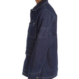 Chaqueta de invierno transpirable para hombre, tamaño personalizado, tela transpirable, hecha en Pakistán, chaqueta de mezclilla para hombre - Product Image 4