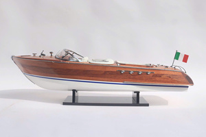 RIVA AQUARAMA ÉDITION SPÉCIALE |   Finition bois, coque blanche, options de revêtement multicolores pour la décoration intérieure de luxe et les cadeaux - Product Image 2