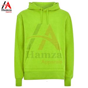 เสื้อฮู้ดผ้าฟลีซสีเหลืองมีสไตล์ลำลองแบบสวมหัวทรงปกติเป็นมิตรกับสิ่งแวดล้อม280 GSM เสื้อมีฮู้ดปรับสายได้ - Product Image 6