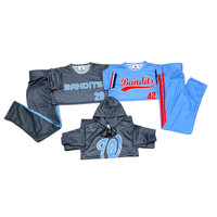Conjunto de Uniforme de Béisbol Personalizado al por Mayor, Sublimado, Transpirable, con Logotipo, Nombre y Número del Jugador, 100% Poliéster