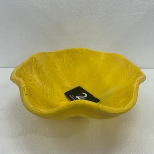 Tazón Grande Blanco de Resina Pulida Desechable para Decoración del Hogar, Regalos Empresariales Elegantes y Clásicos, Decoración de Mesa de Comedor o Centro de Mesa - Product Image 1