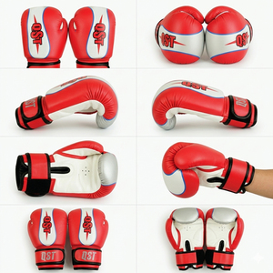 Guantes de Boxeo Juveniles de 6oz, 8oz y 10oz, de Cuero PU, con Nudillos Acolchados, para Entrenamiento de Seguridad, Principiantes, Niños, Logotipo Personalizado, Directo de Fábrica OEM - Product Image 3