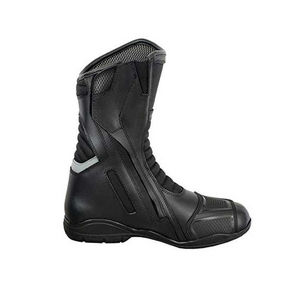 OEM Custom <b>Waterproof</b> Leather Breathable <b>Men's</b> Full Sleeve Motocross Boots Reinforced Shin Guard Motorbike <b>Shoes</b> for All Seasons - Product Image 3