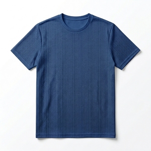 Camiseta de Alta Calidad de 230 g/m², Lisa, Teñida, Cuello Redondo, Talla Grande, Personalizable con Logotipo, para Hombre, Bordado, Talla Grande - Product Image 3
